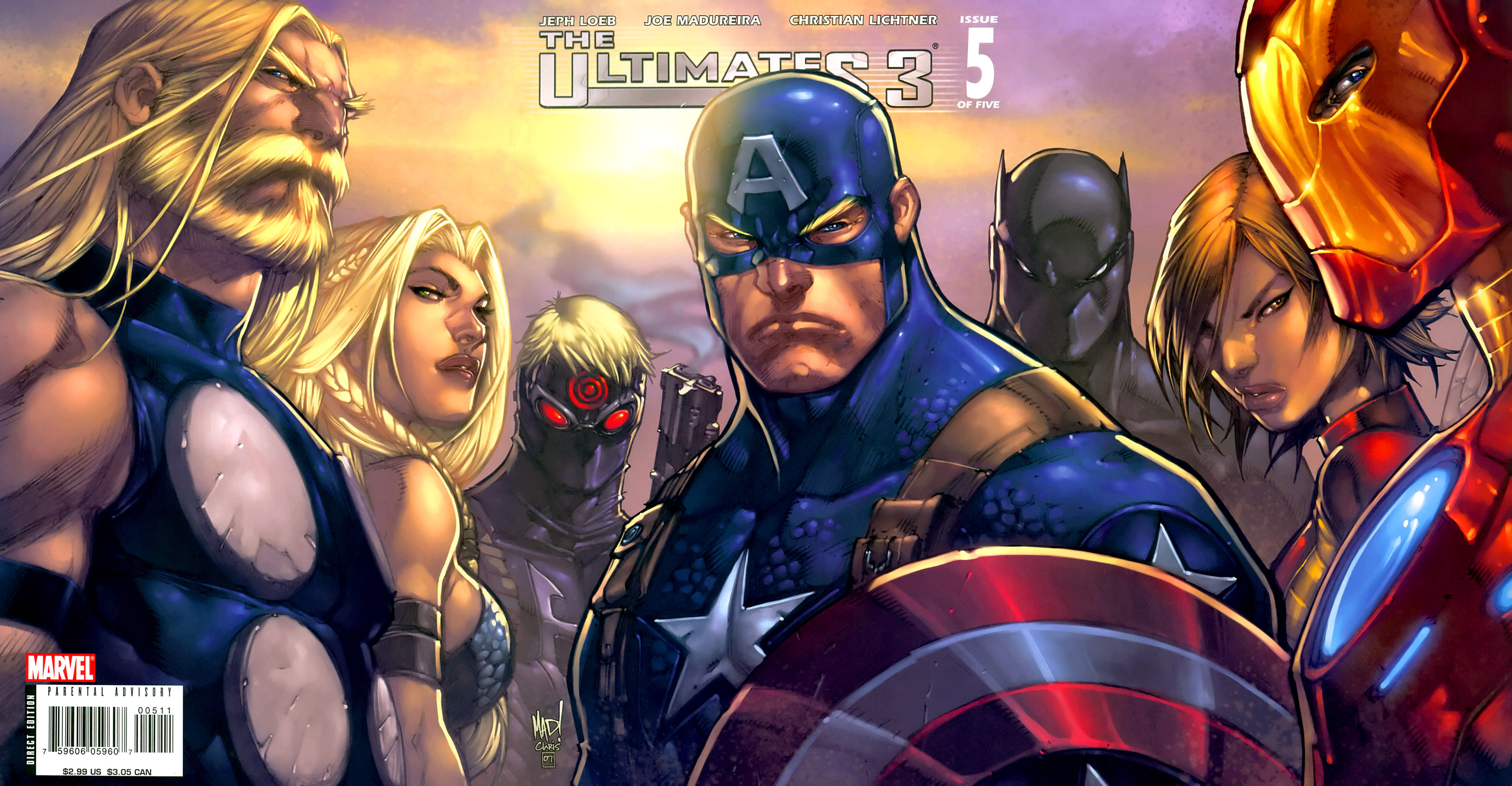 Ultimates 3 Down and Out For The Count Nine Over Ten 9/10